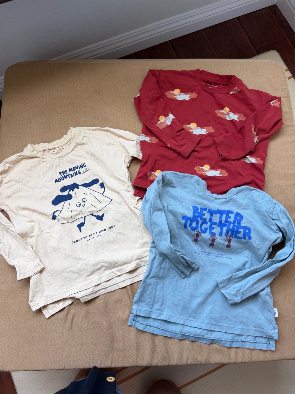 Tiny Cottons bundle- Long-Sleeve Graphic Tees, size 4